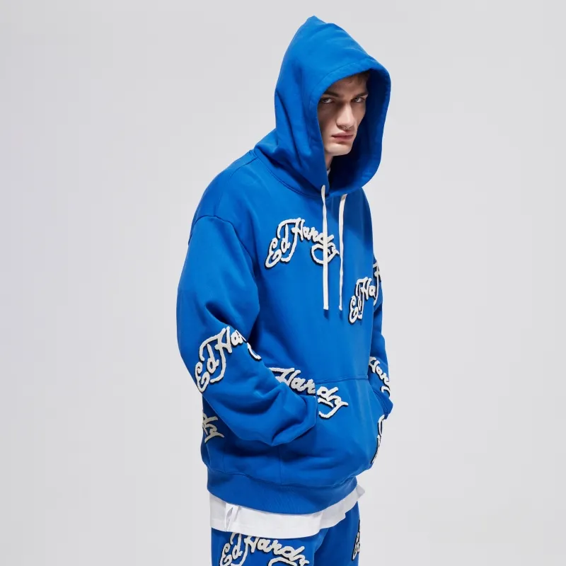 Ed Hardy Sweatshirts Men Malibu Blue E1PAM436-4