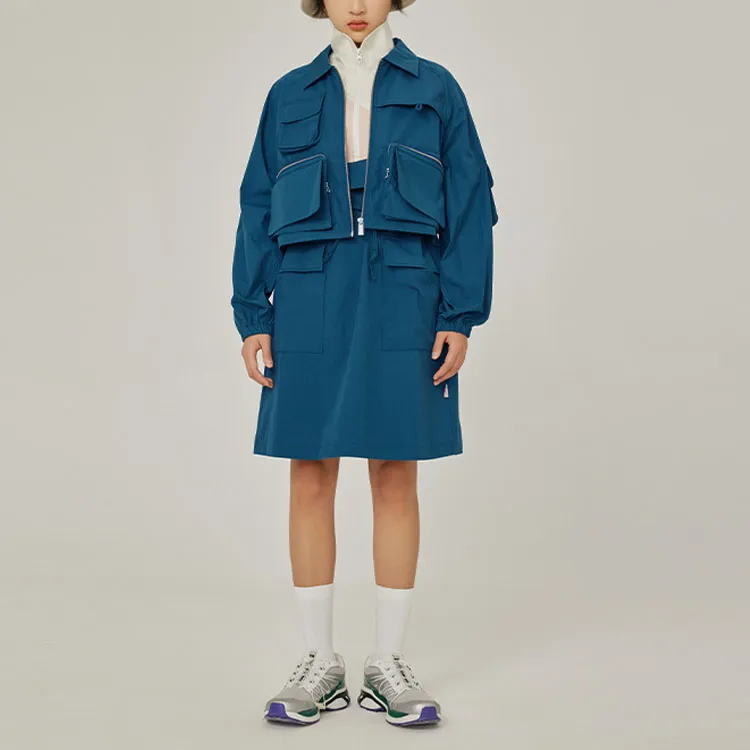 Penfield Cropped Coats Women's Peacock Blue-4