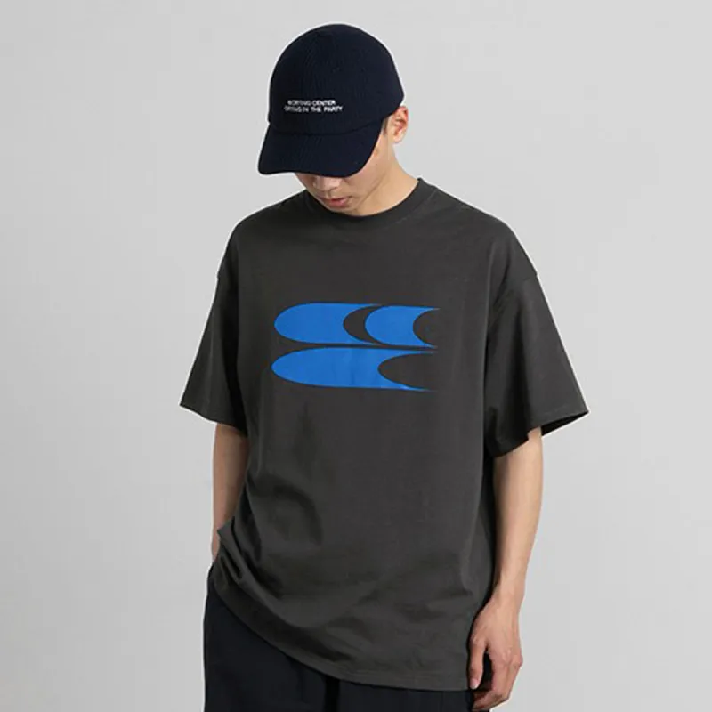 Crying Center Drop Shoulder Sleeve T Shirt Unisex-7