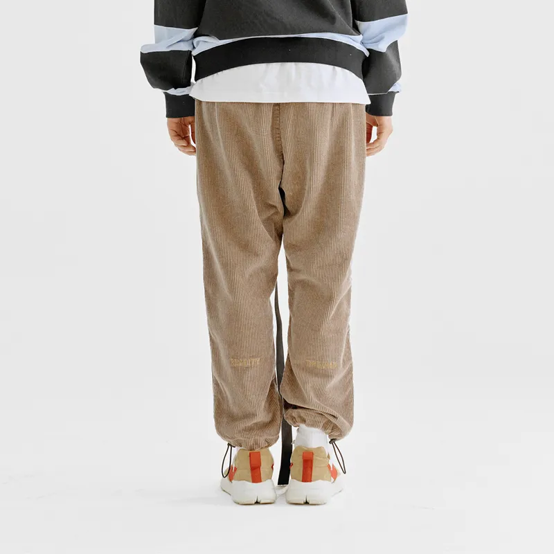 STNW Casual Pants Unisex Light Brown-3