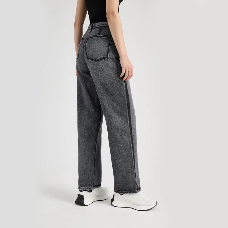 23R+ Wide Leg Jeans Women's Smoke Gray-7