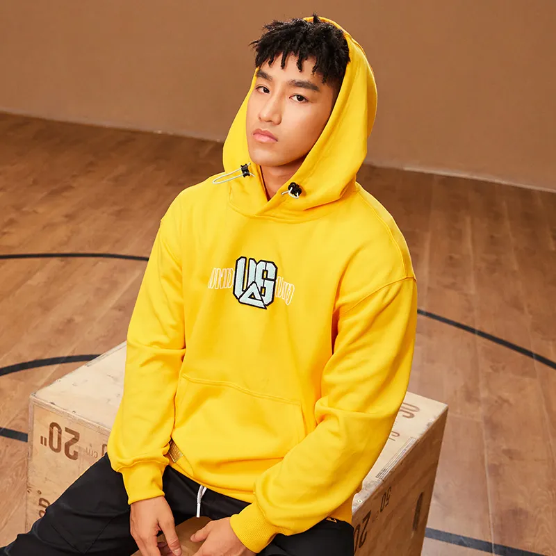 PEAK Sweatshirts Men Orange Yellow-2