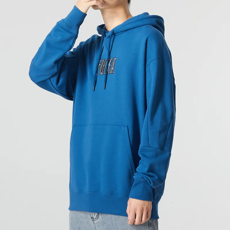 PUMA Colorful Sweatshirts Men Lake Blue-4