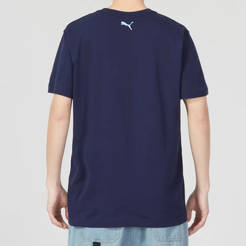 PUMA ESS T Shirts Men Dark Blue-3