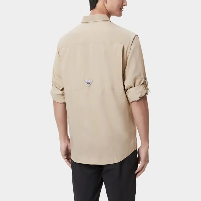 Columbia PFG Shirts Men Khaki-2