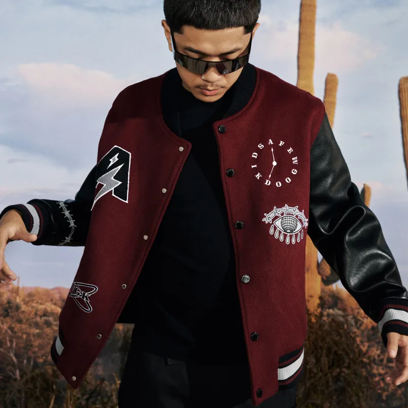 AFGK FW22 Baseball Jacket Spring And Autumn Unisex-11