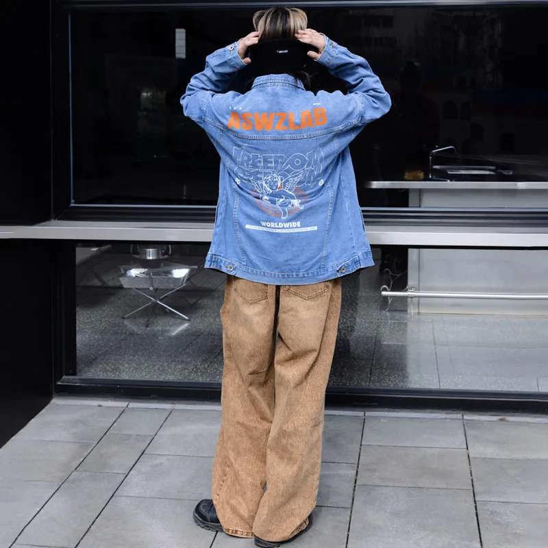 ASWZ Denim Jackets Unisex-11