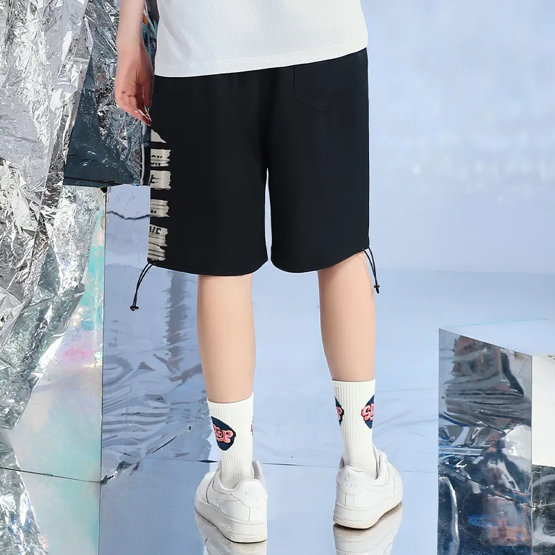 SANSYAS Casual Shorts Unisex Black-6