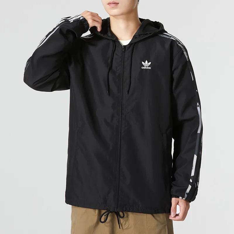 Adidas Originals Jackets Men Black-2