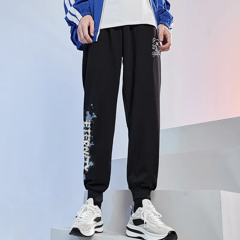 SANSYAS Casual Pants Unisex Black-3