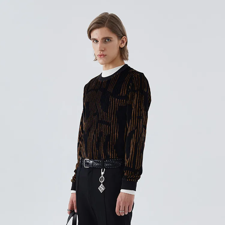 DAVID NAMAN Sweatshirts Men Camel-3