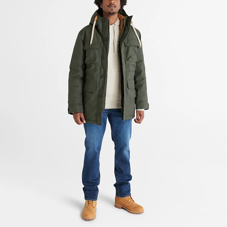 Timberland Down Jacket Men's Luggage Bag Green-3