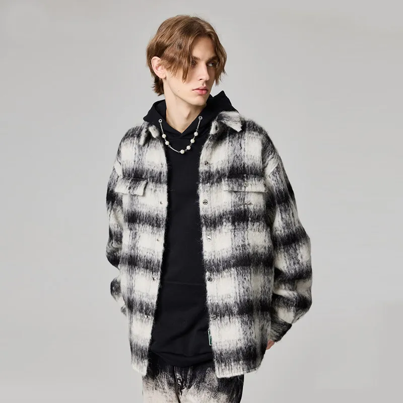 YLDP Jackets Unisex Black/White-8