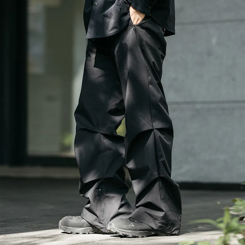 NST NONSTOP Casual Pants Unisex Black-5