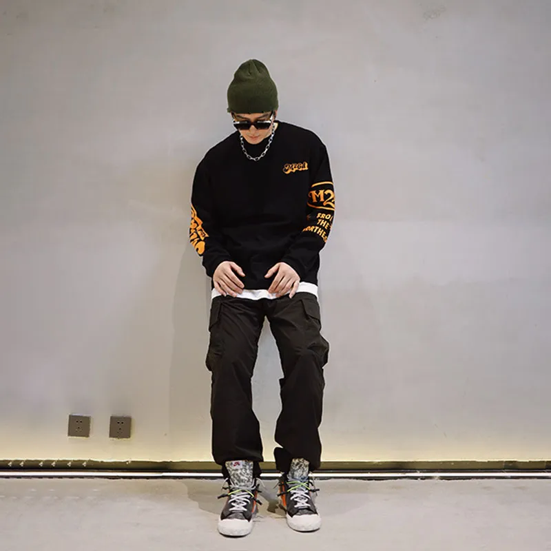 M26D SS22 Cargo Pants Casual Pants Unisex Black-4