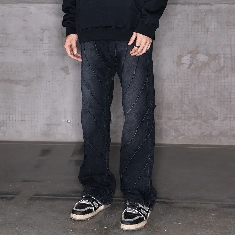 XINYINSU Jeans Unisex-4