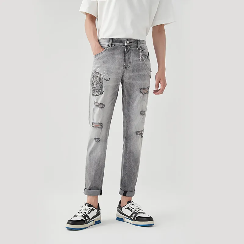 23R+ Jeans Men Gray-4