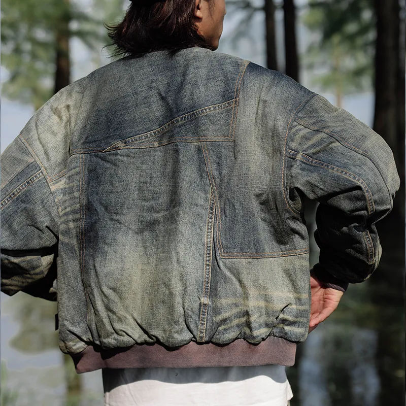 TEKABLU Jackets Men Denim Blue-2