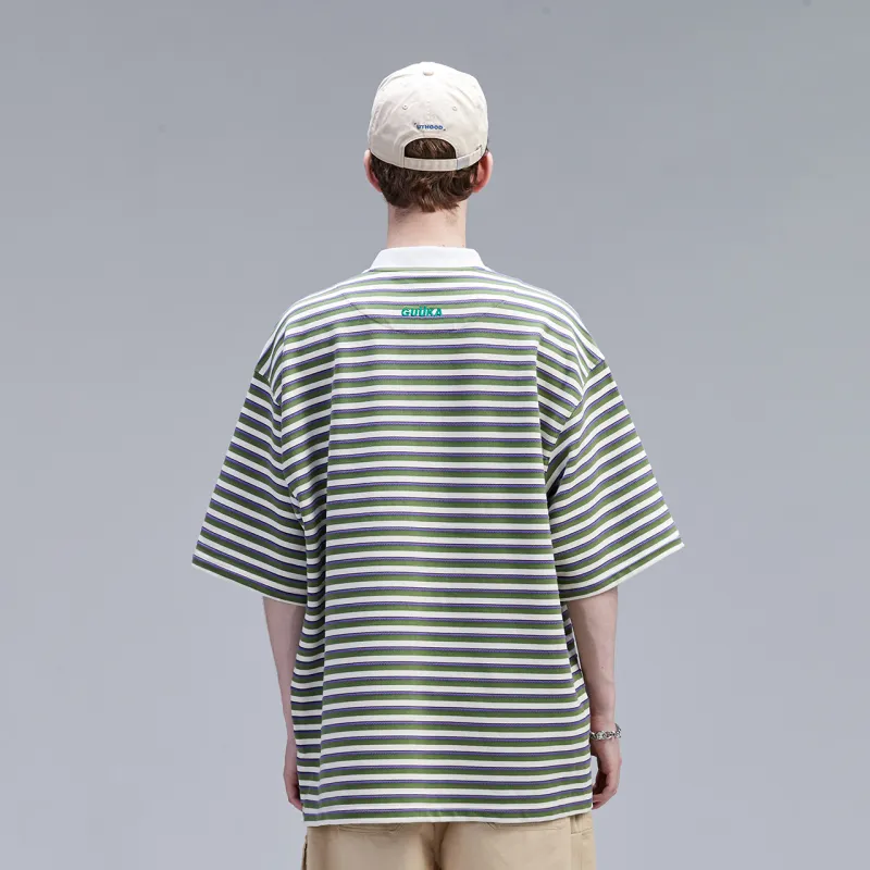 Guuka Polo Shirts Men Green-5