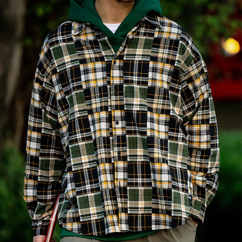 URBAN STANDARD Shirt Men's Plaid-5