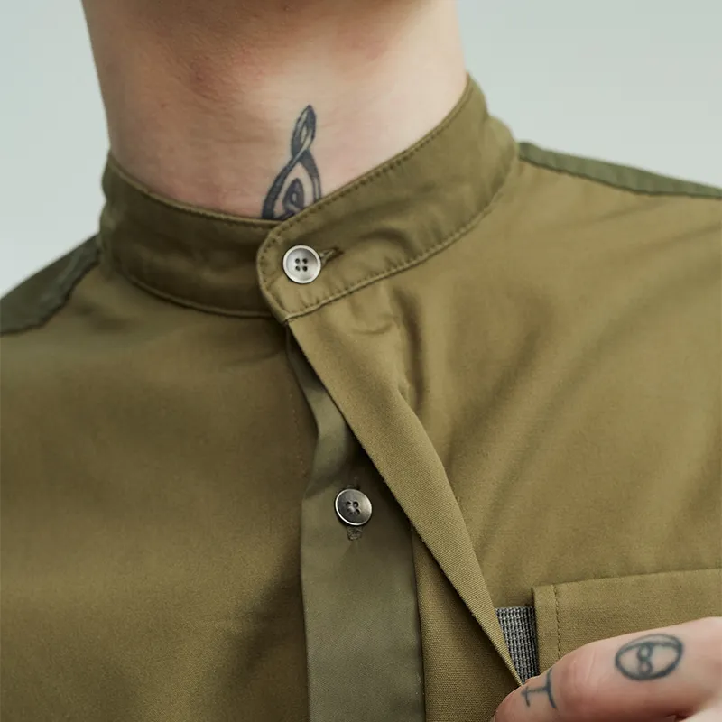 Prth Promethean Shirts Men Olive Green-5