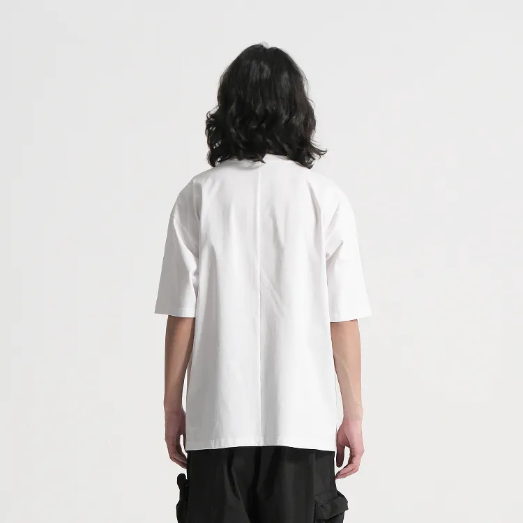 HUANXIANGZHE T Shirts Unisex White-3