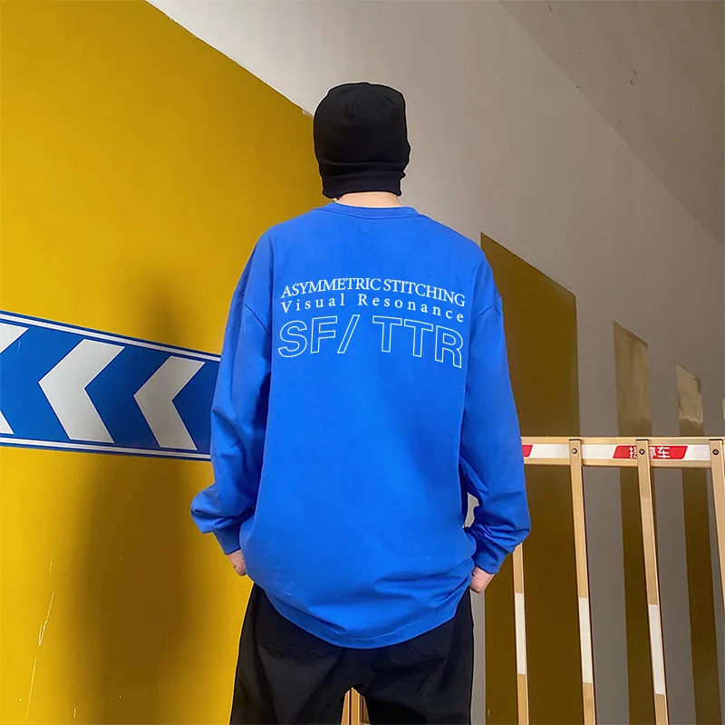 SFTTR Straight Long Sleeved T Shirt Unisex-6