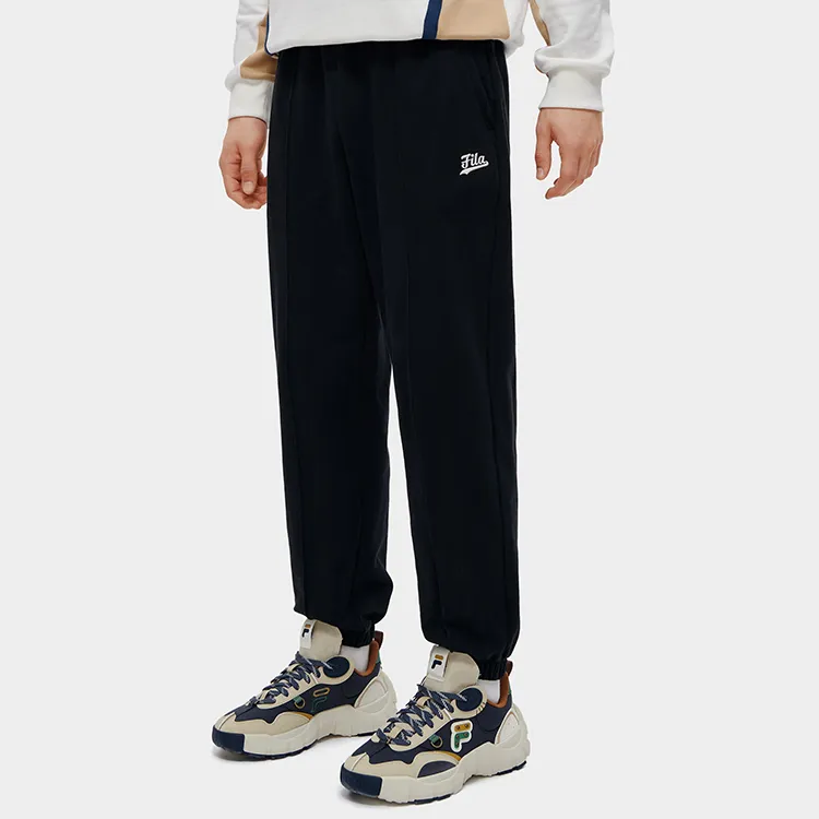 FILA FUSION Casual Pants Men Black-4
