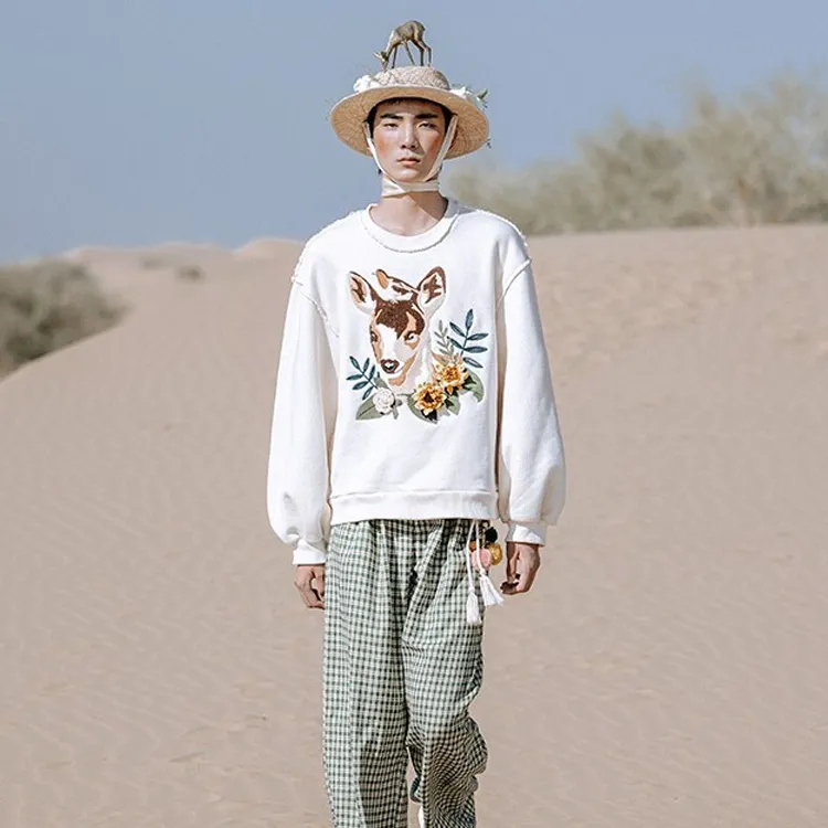 VALLEYOUTH Sweatshirt Unisex Beige-2