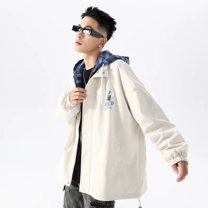 CBCD Loose Fit Mock Two-Piece Jacket Unisex-12