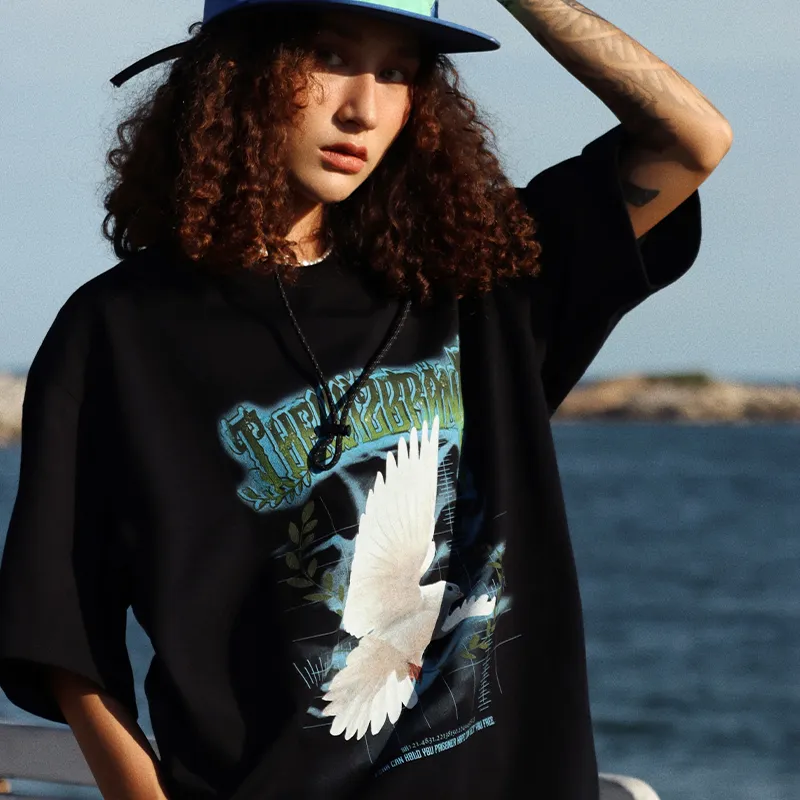 THEWIZBRAND Straight T Shirt Unisex Black-3