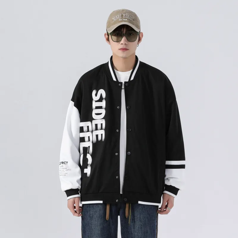 SIDEEFFECT Baseball Jacket Spring And Autumn Unisex-2