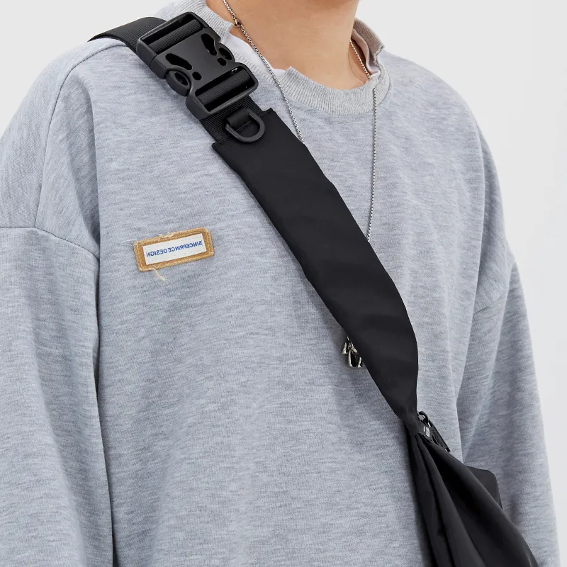 MYEDITION Messenger Bag, Shoulder Bag, Dumpling Bag, Crossbody Bag Nylon Multicolor Unisex-7