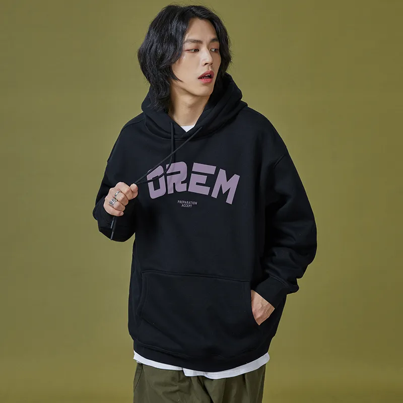 OREM ONE Hooded Loose Fit Regular Sweatshirt Unisex-36