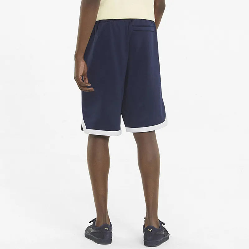 PUMA 8 Pt Casual Shorts Men Peacock Blue-3