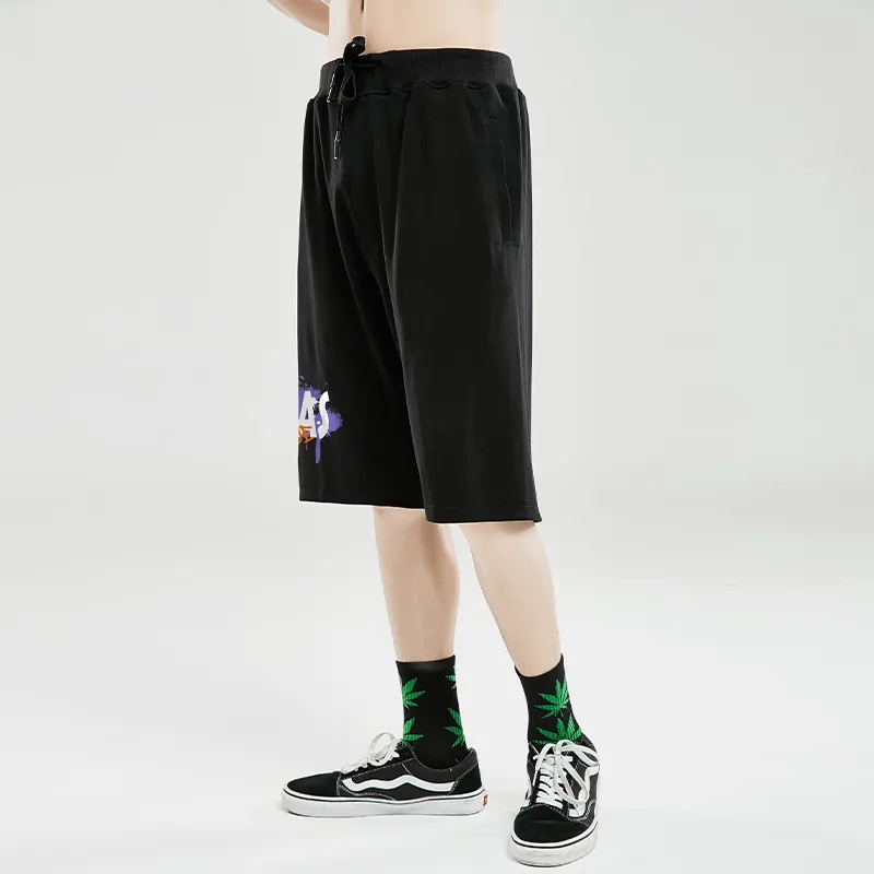 SANSYAS Casual Shorts Unisex Black-5