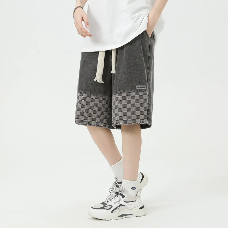 FAIRWHALE Denim Shorts Unisex-18