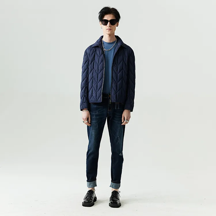 DAVID NAMAN Jeans Men Navy Blue-2