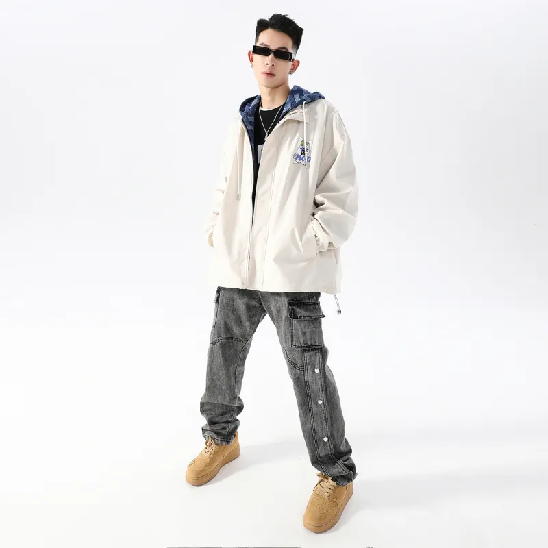 CBCD Loose Fit Mock Two-Piece Jacket Unisex-13