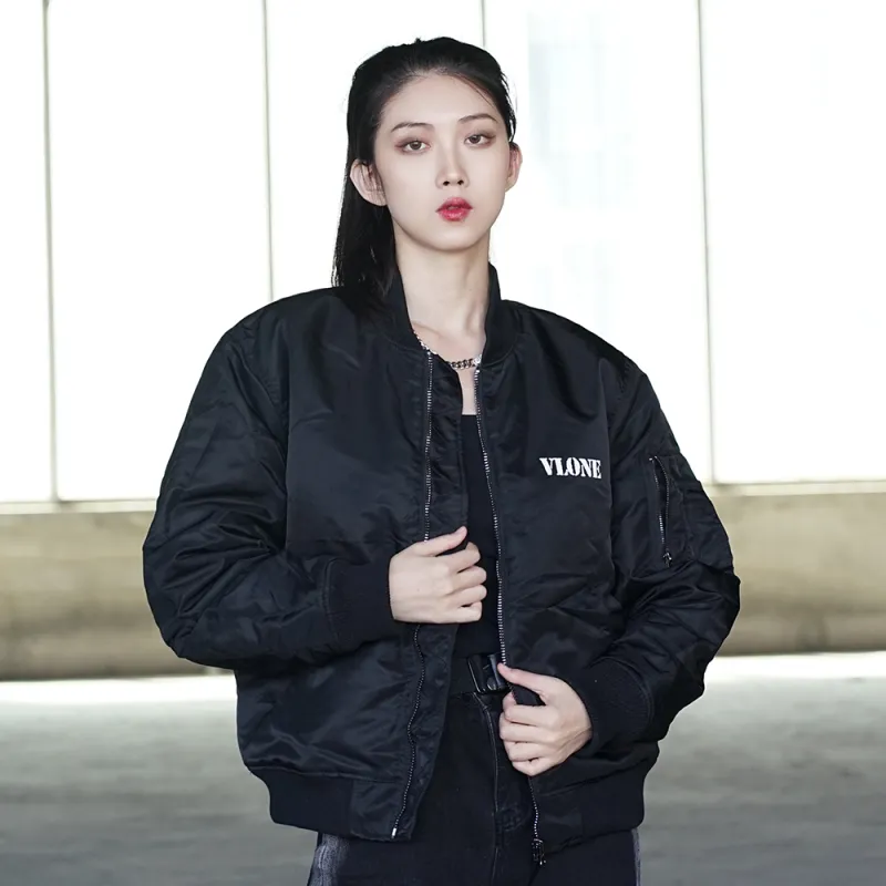 VLONE 3M Reflective Series Puffer Jackets Unisex Black-3