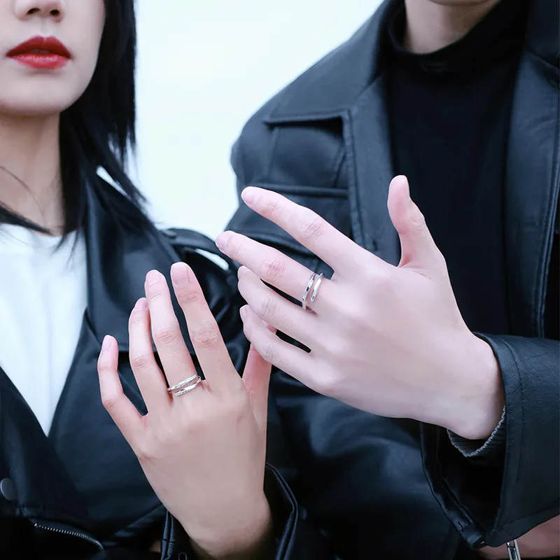 MOVER Rings Unisex Couple's 1 Pair-1
