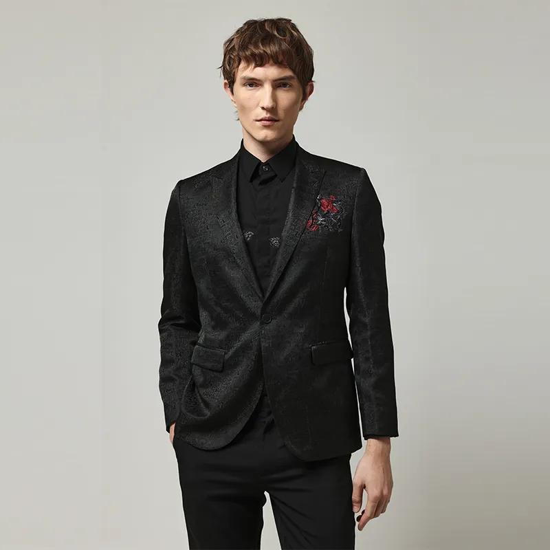 RARE Business Suits Men Black-4