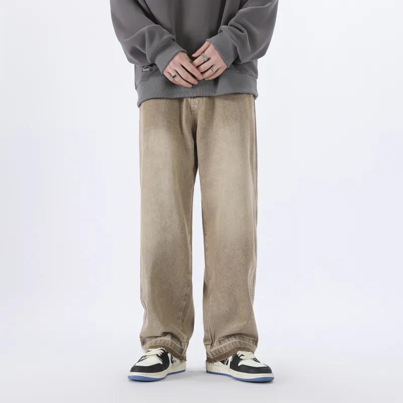 MISTEEZ Straight Jeans Spring Summer Fall And Winter Unisex-9