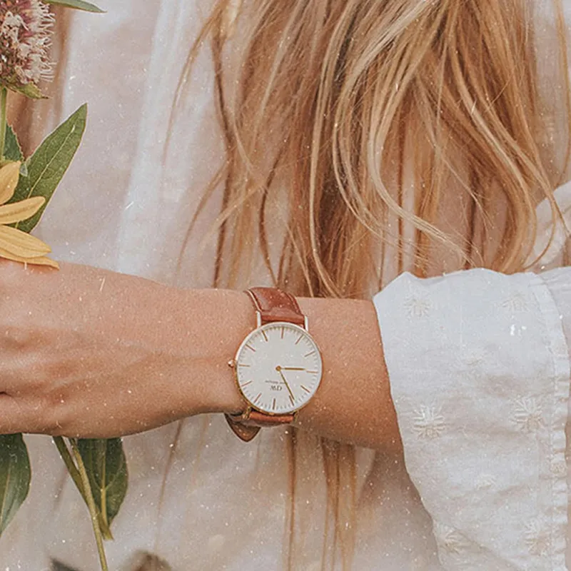 Daniel Wellington Daniel Wellington/Compatibility Watch Band Genuine Leather Material-2