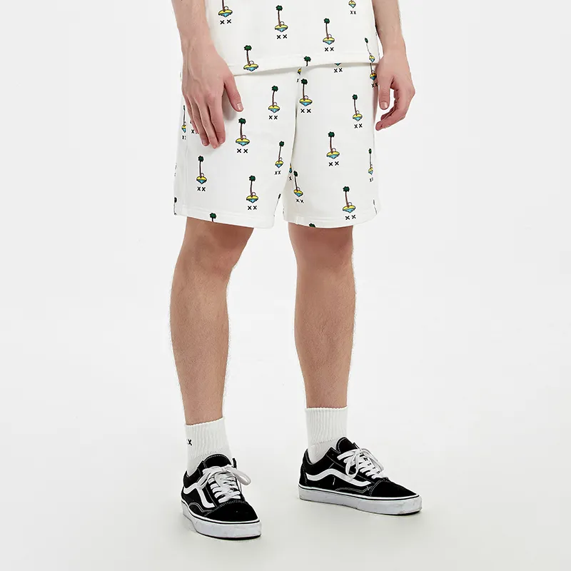 XxDESIGN Casual Shorts Unisex White-2