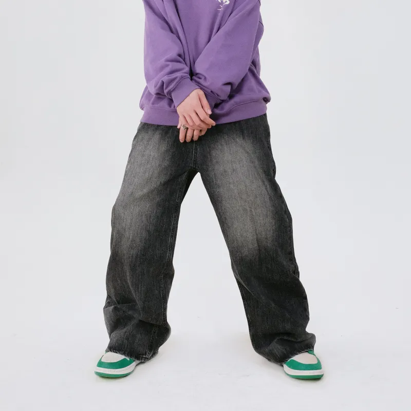 LBPC Straight Jeans Unisex Dark Gray-3