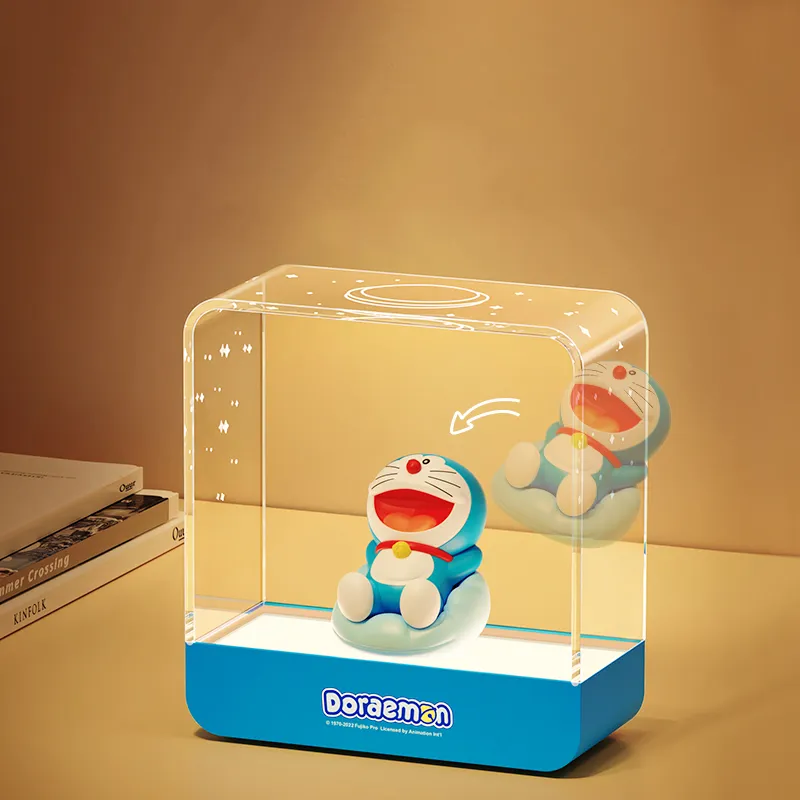 ROCK Doraemon Photo Frame Night Light Chibi Figures 12.2cm-19