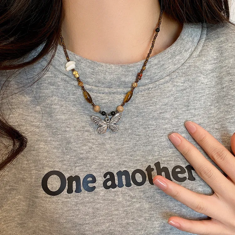 Asia Star Alloy Necklaces Women's-3