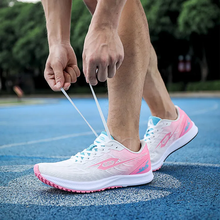 TANSHEZHE Dark Horse 1.0 Cushioning Anti-Slip And Wear-Resistant Low-Top Running Shoes Unisex Cherry Blossom Pink-6