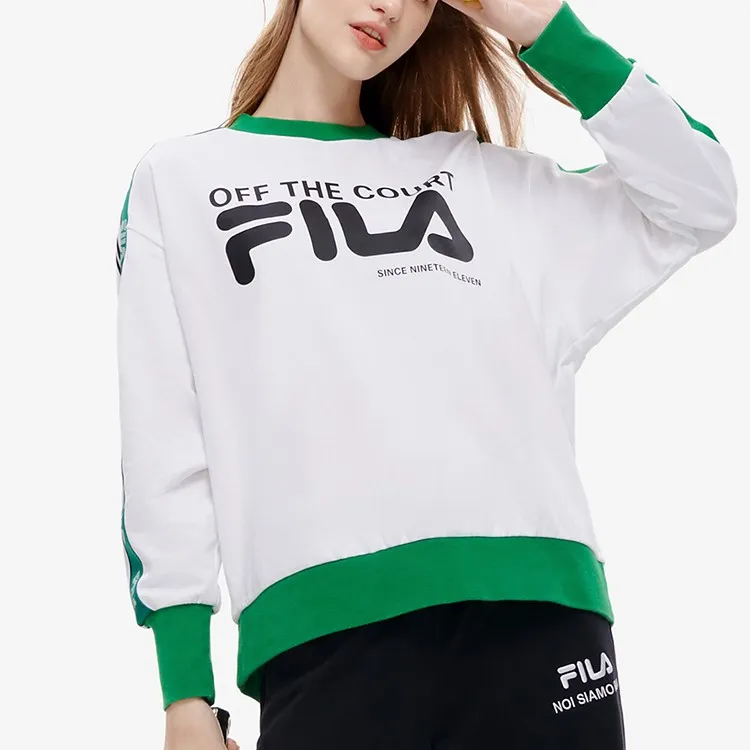 FILA FUSION American Sweatshirt Women's Standard White-2